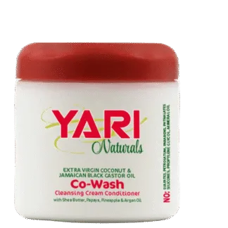 Yari Naturals - Co-Wash Cream - Cleansing without drying - Hydrates and reduces frizz - 450ml