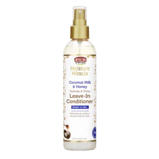 African Pride Moisture Miracle Coconut Milk & Honey Leave-In Conditioner (237ml)