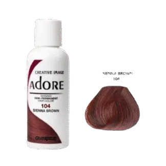 Adore Semi Permanent Hair Color 104 - Sienna Brown
