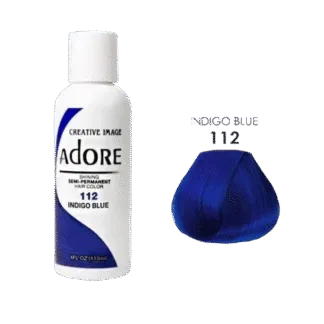 Adore Semi Permanent Hair Color 112 - Indigo Blue