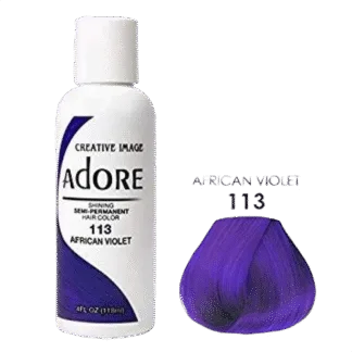Adore Semi Permanent Hair Color 113 - African Violet