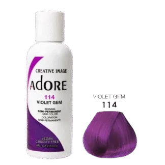Adore Semi Permanent Hair Color 114 - Violet Gem