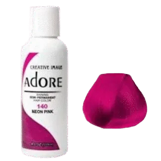 Adore Semi Permanent Hair Color 140 - Neon Pink
