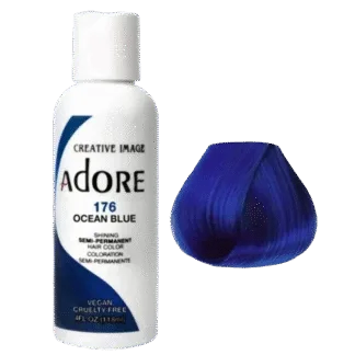 Adore Semi Permanent Hair Color 176 - Ocean Blue