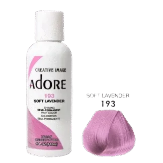 Adore Semi Permanent Hair Color 193 - Soft Lavender
