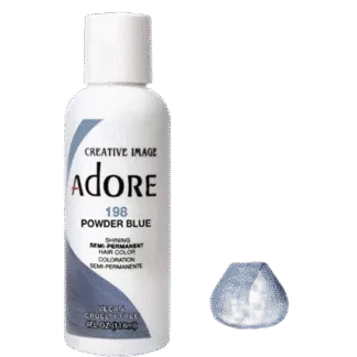 Adore Semi Permanent Hair Color 198 - Powder Blue