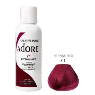 Adore Semi Permanent Hair Color 71 - Intense Red