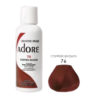 Adore Semi Permanent Hair Color 76 - Copper Brown