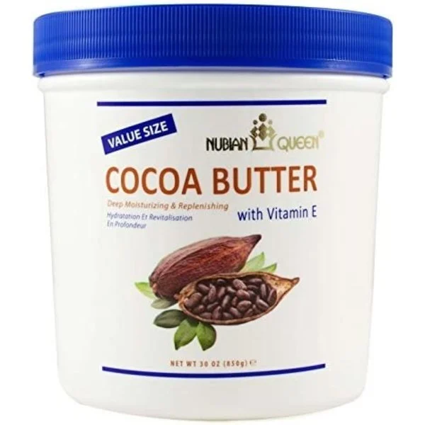 Nubian Queen Cocoa Butter with Vitamin E - 30oz